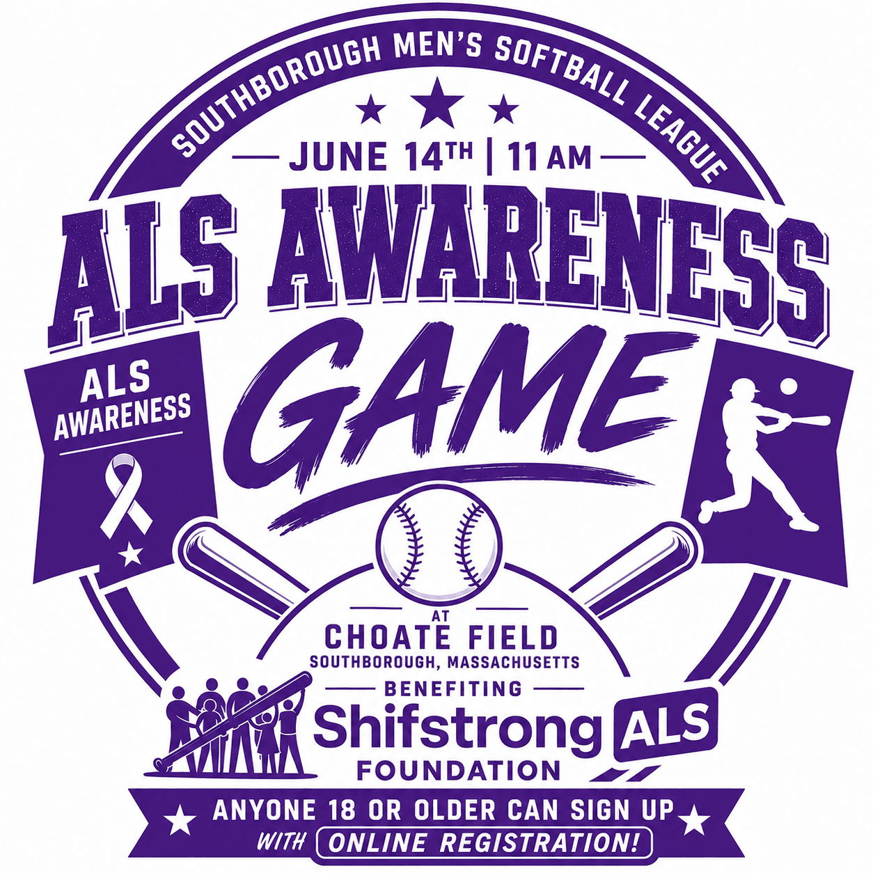 SHIFSTRONG community at an ALS awareness event